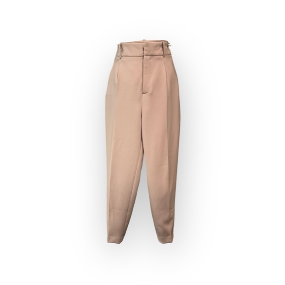 Zara Pants - Zara pleated ankle Pants in Light Pink size M